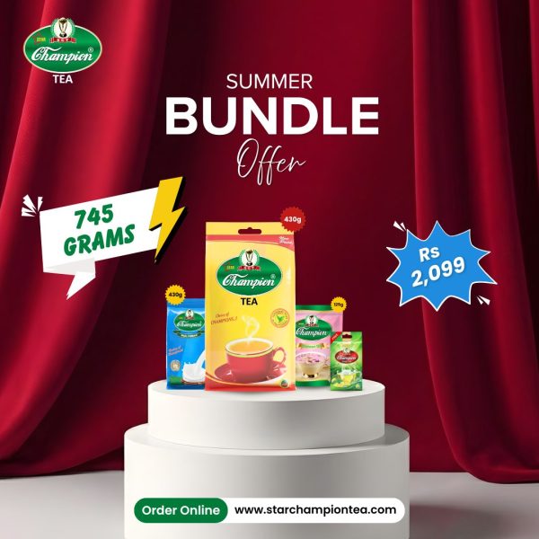 Star Champion Family Tea Combo with milk powder 985g