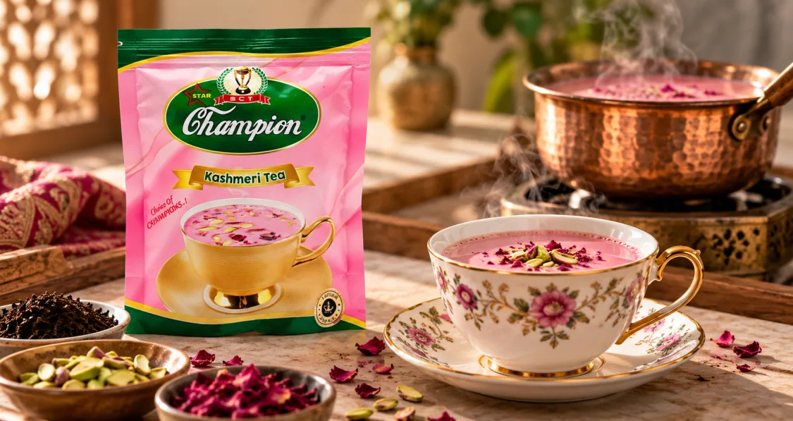 how to make kashmiri tea