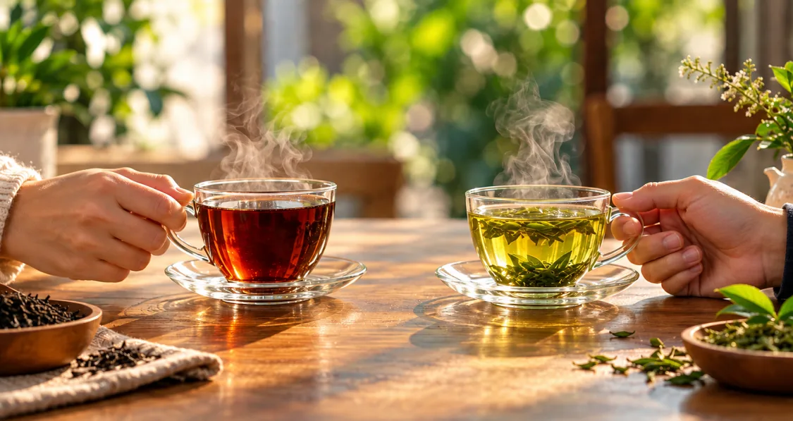 black tea vs green tea