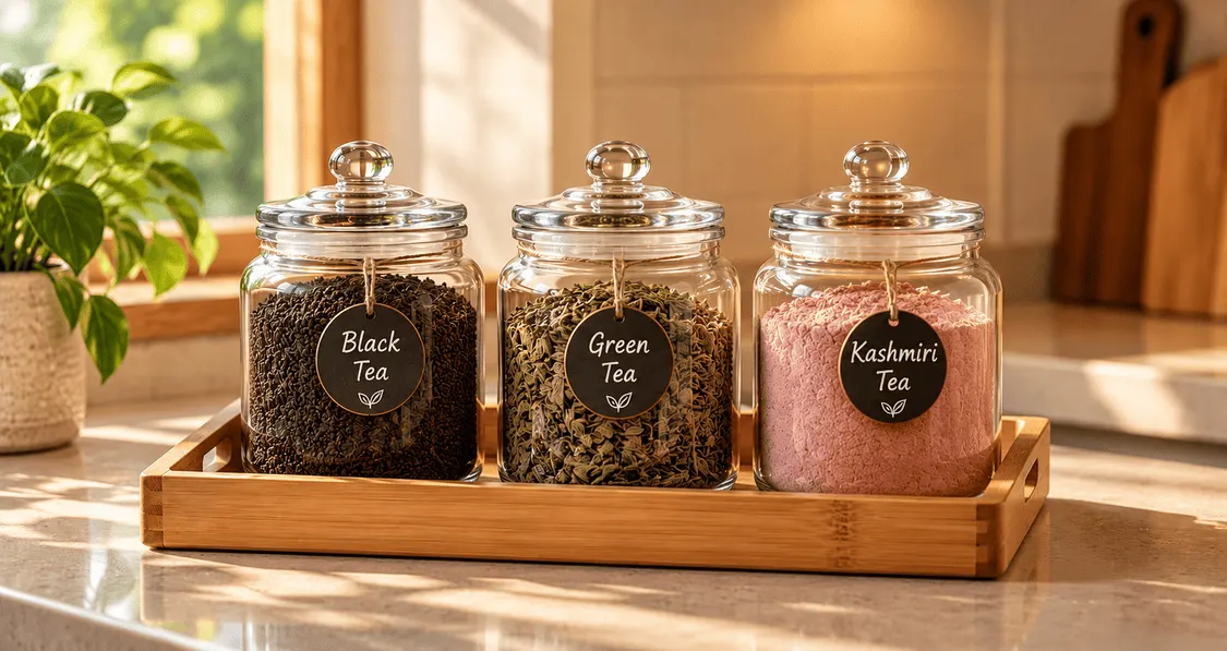 how to store tea