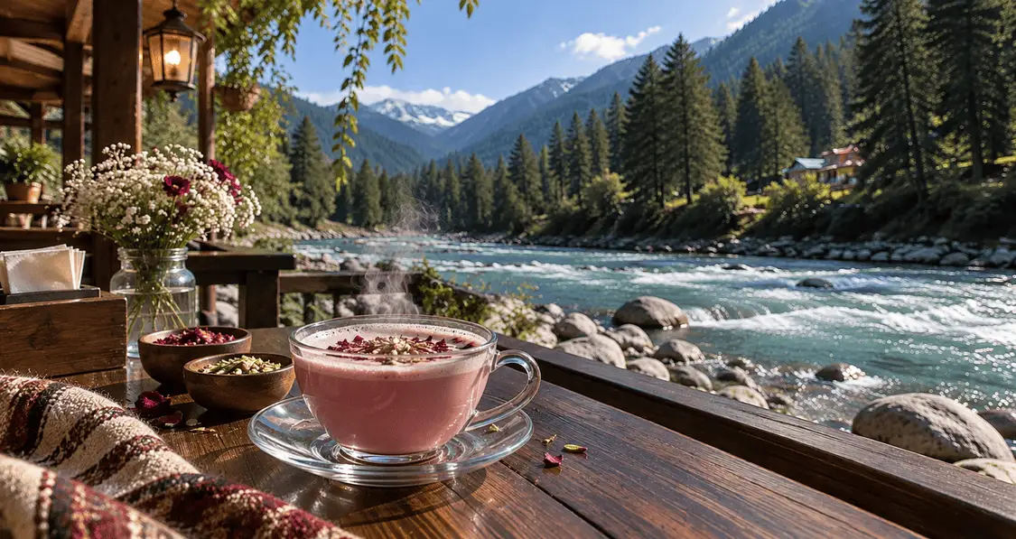why kashmiri tea pink